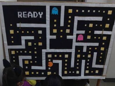 esl English as a second language junior high school halloween game maze game with magnet