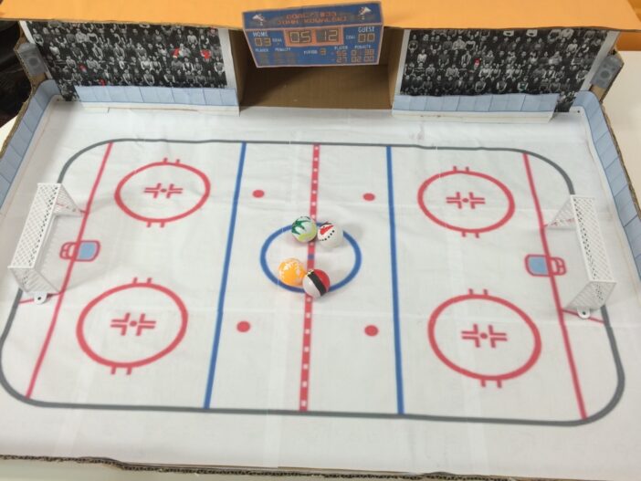 english ice hockey game for lessons teaching children in japan and ESL around the world
